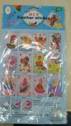 DIY feather decorative sticker cartoon pictures details Picture